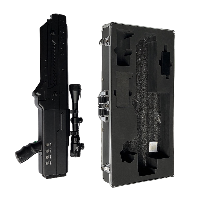  阿拉尔手持便携式枪型低空防御反制四通道A型