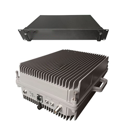  阿拉尔TETRA800数字警用集群数字光纤直放站远近端机