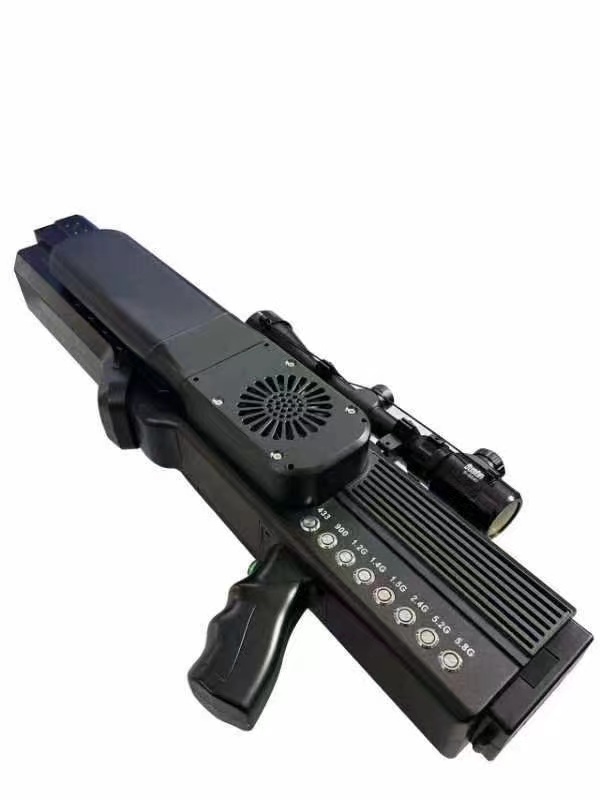  阿拉尔手持便携式枪型低空防御反制八通道